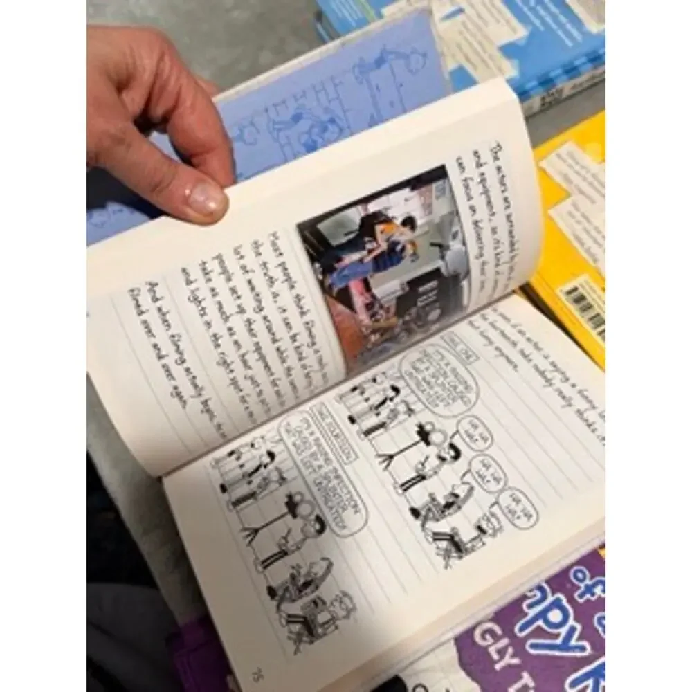Diary of a Wimpy Kid Jeff Kinney 5 Book Hardcover Bundle Set